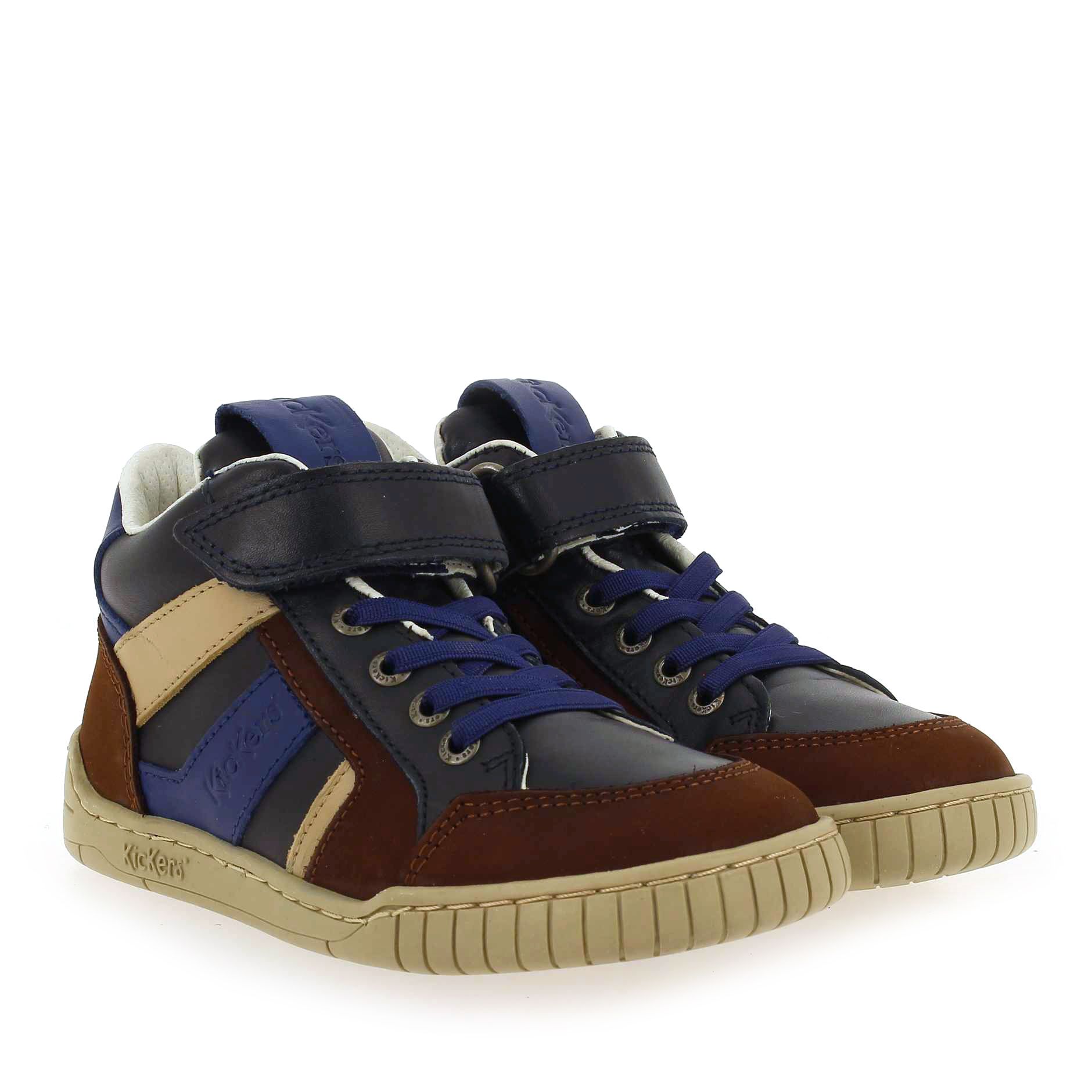 Kickers  WINCKY CDT H22 - Marine Marron