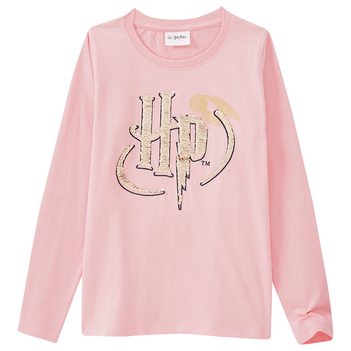 Harry Potter Langarmshirt mit Wendepailletten