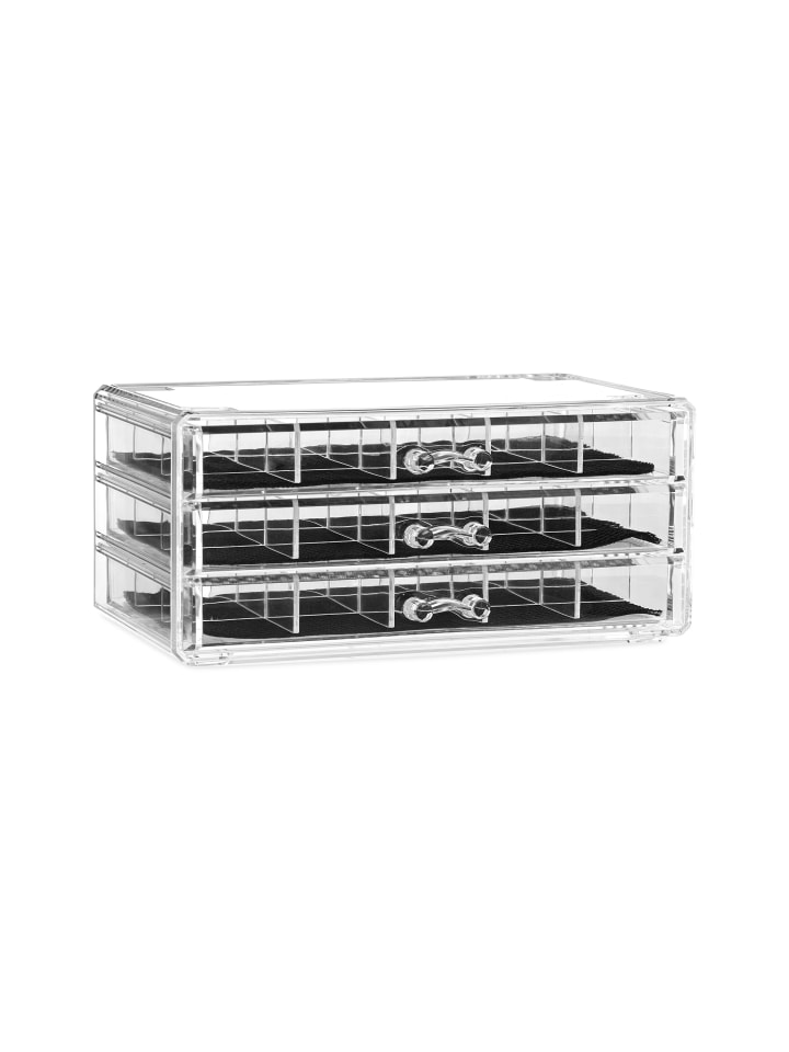 relaxdays Makeup Organizer in Transparent günstig kaufen onesize
