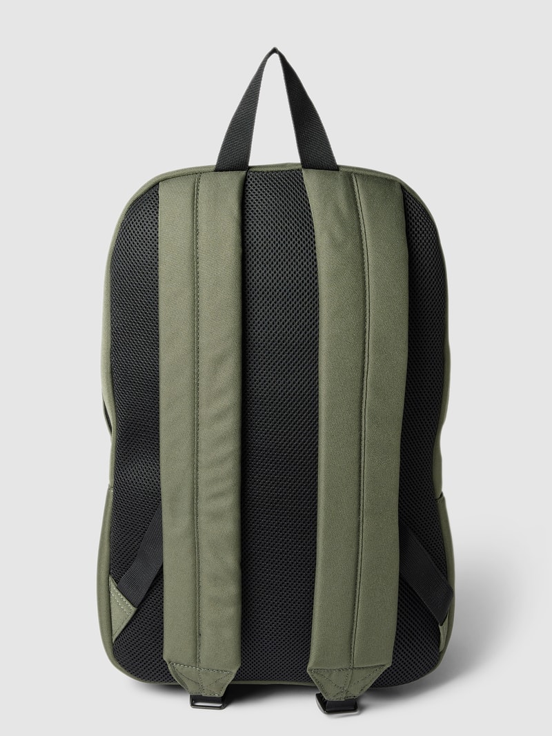 Rucksack mit Label-Patch in olivgrün