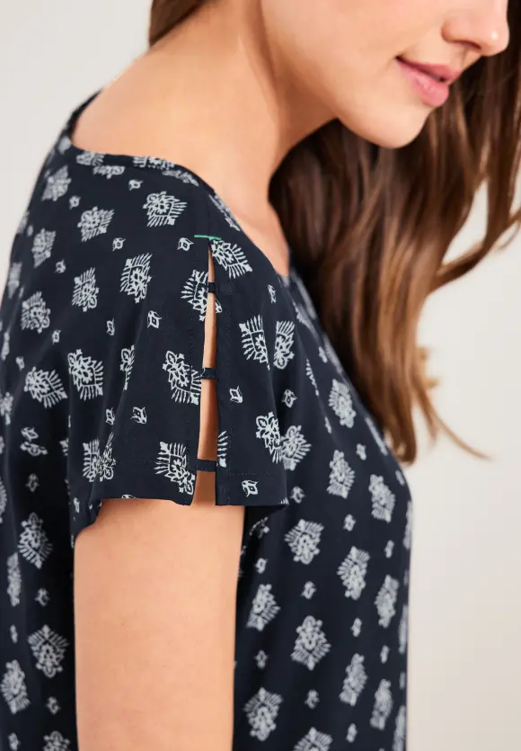 CECIL Bluse mit Minimalprint