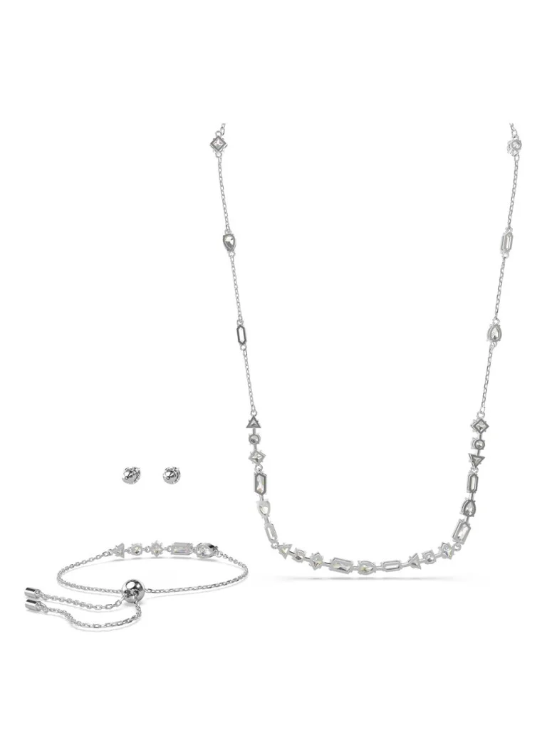 Swarovski Mesmera jewelry with crystal in a set of 3