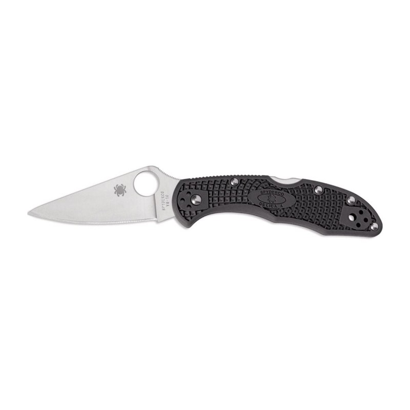 Spyderco Delica 4 FRN Black Plain C11PBK
