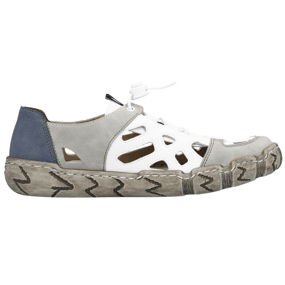 Rieker L0358 Sneaker Low weiss
