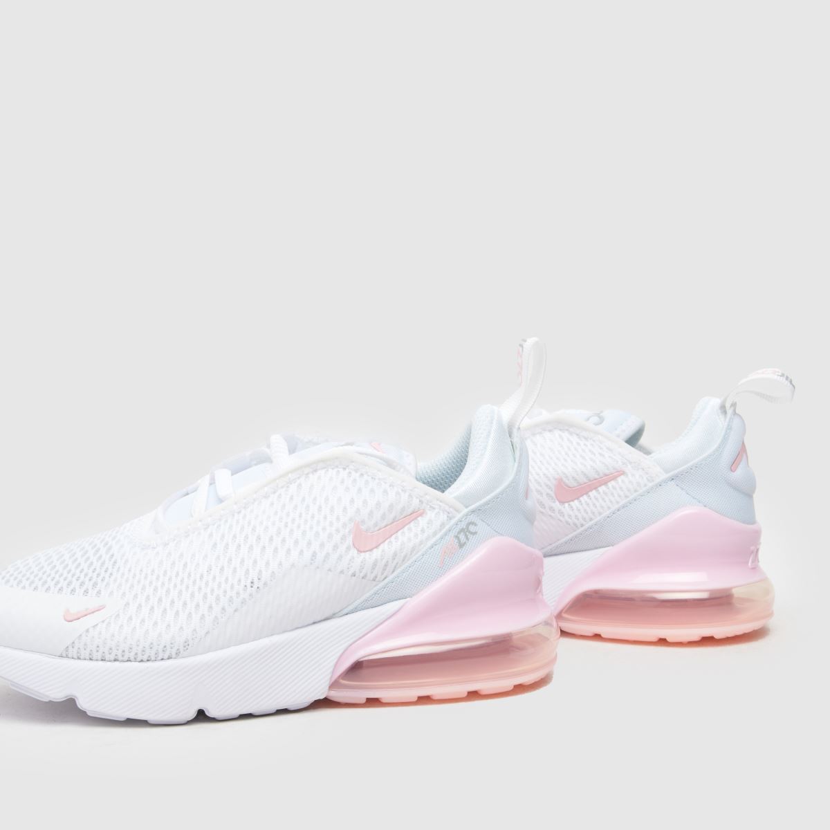Nike vita Air Max 270 flickor junior träningsskor