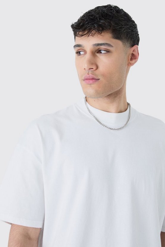 Oversized Heavyweight Rose Graphic T-shirt