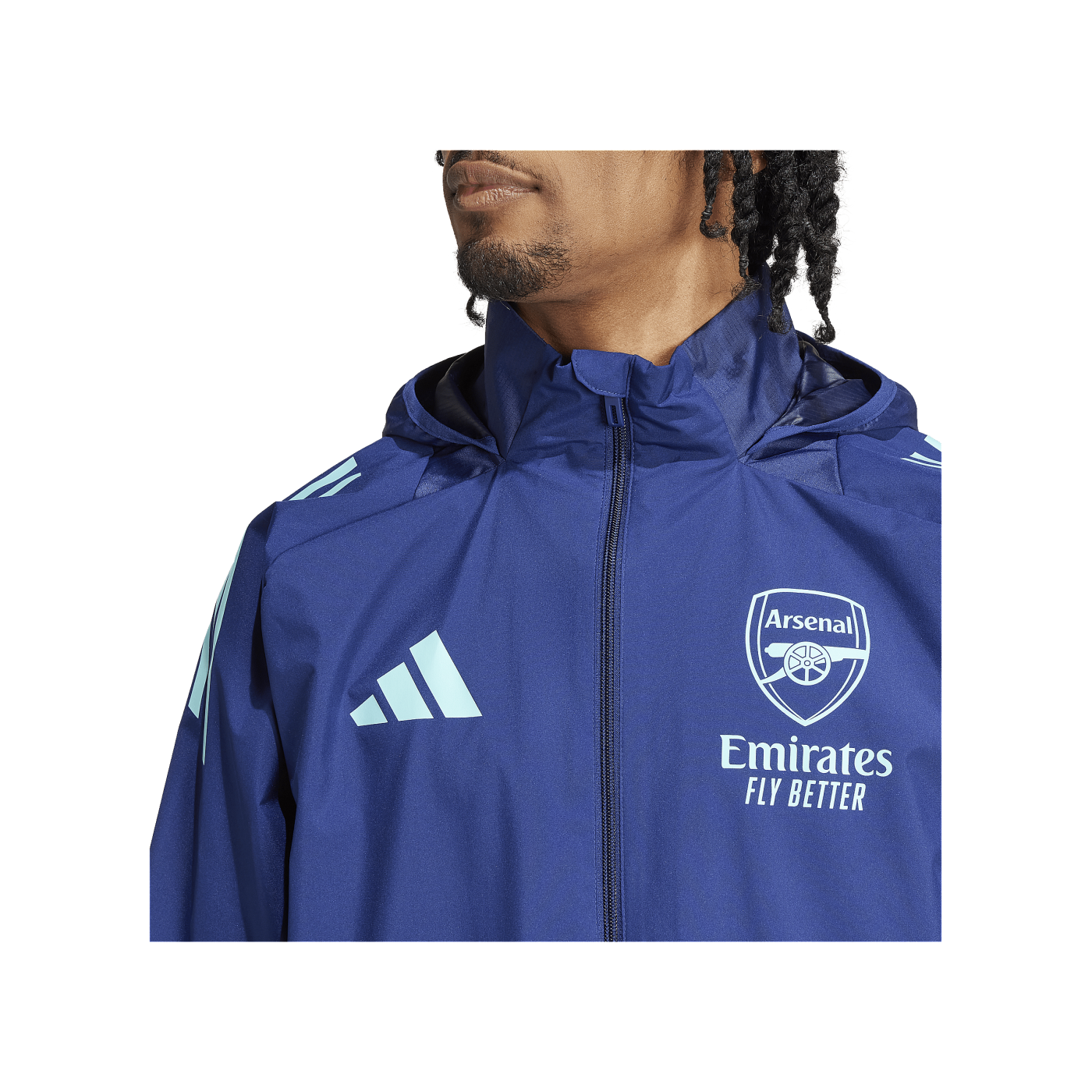 adidas FC Arsenal London Regenjacke Schwarz