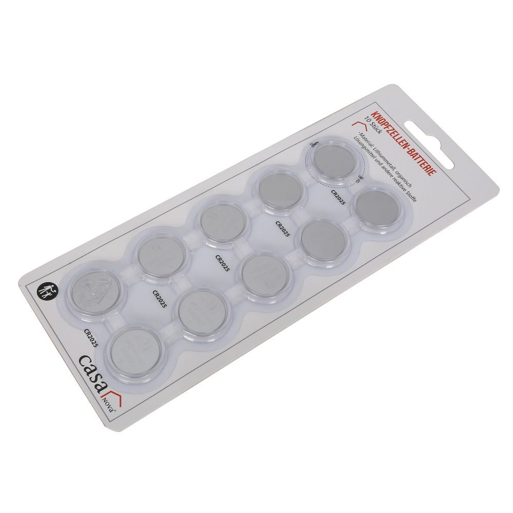 Lithium-Knopfzelle silber