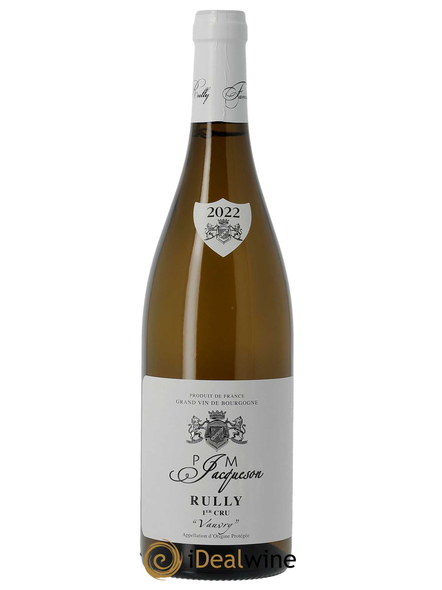 Rully 1er Cru Vauvry Paul & Marie Jacqueson  2022 - Lot de 1 Bouteille