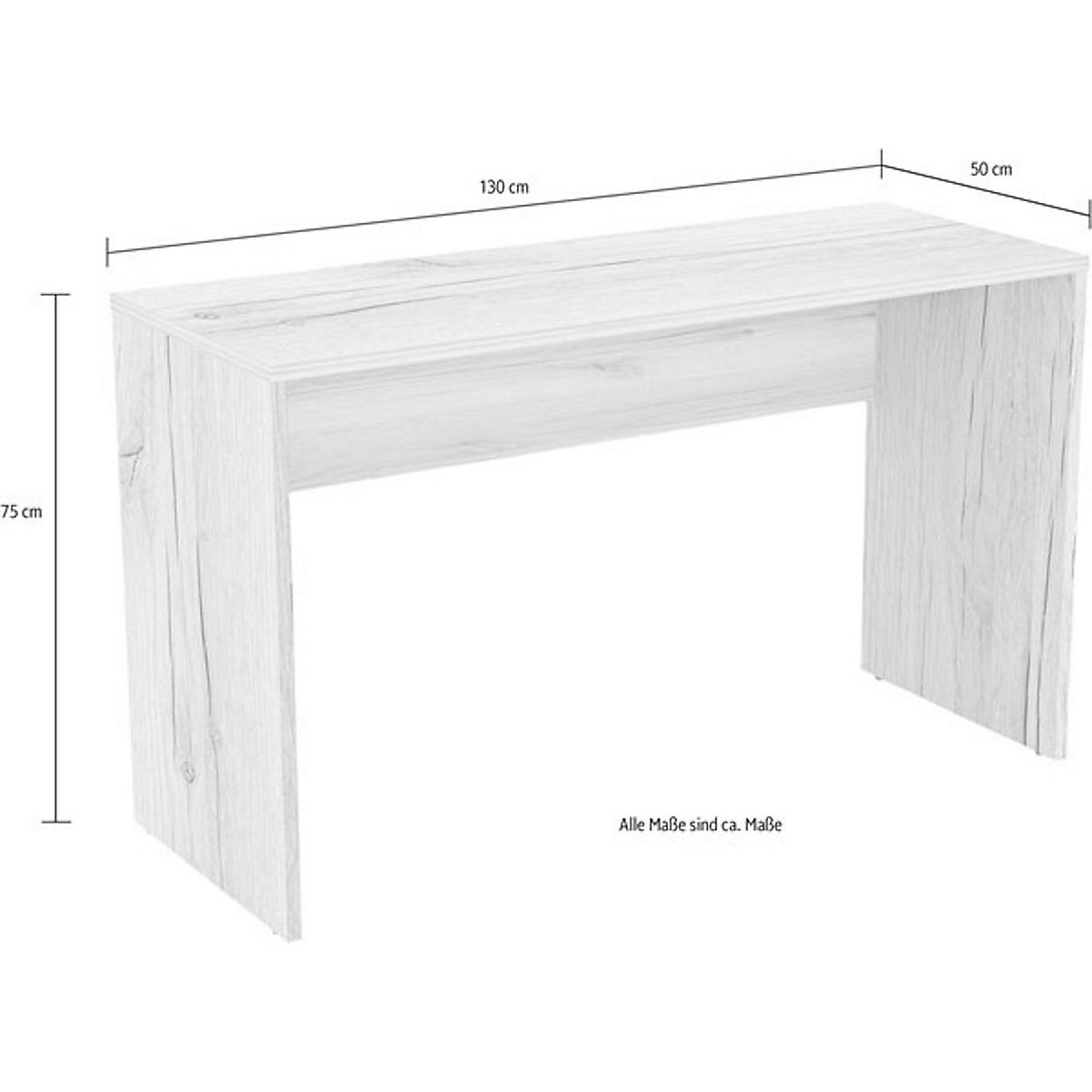 Schreibtisch Computertisch Apia 130x50x75cm
