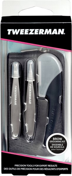Tweezerman Brow Grooming Kit - Augenbrauen Set Augenpflegeset