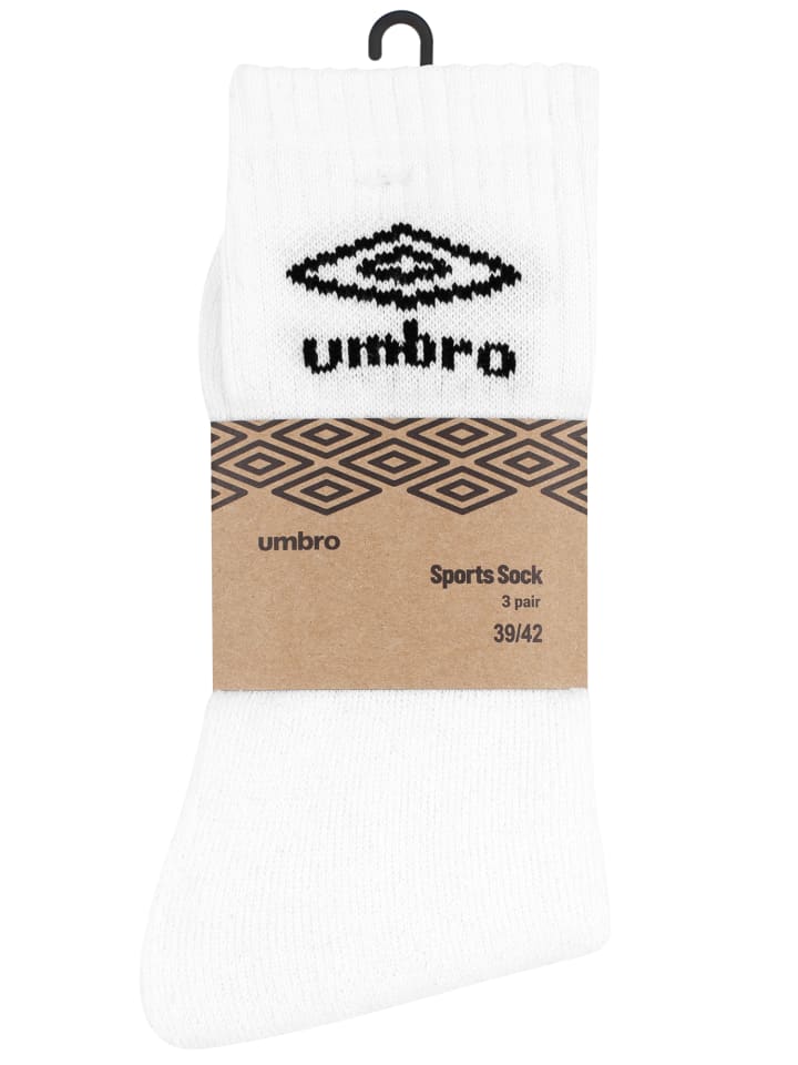 Umbro Sportsocken 12 Paar Umbro Socken in weiss günstig kaufen