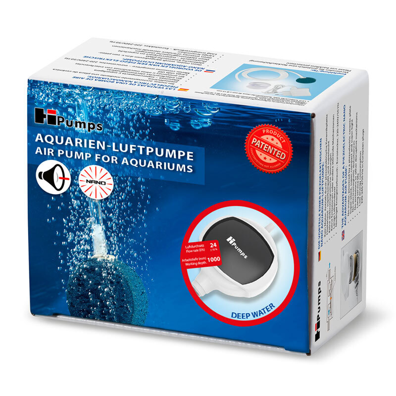 Papillon Pumpen Papillon HiPumps Nano Piezo Luftpumpe DeepWater w 24l/h