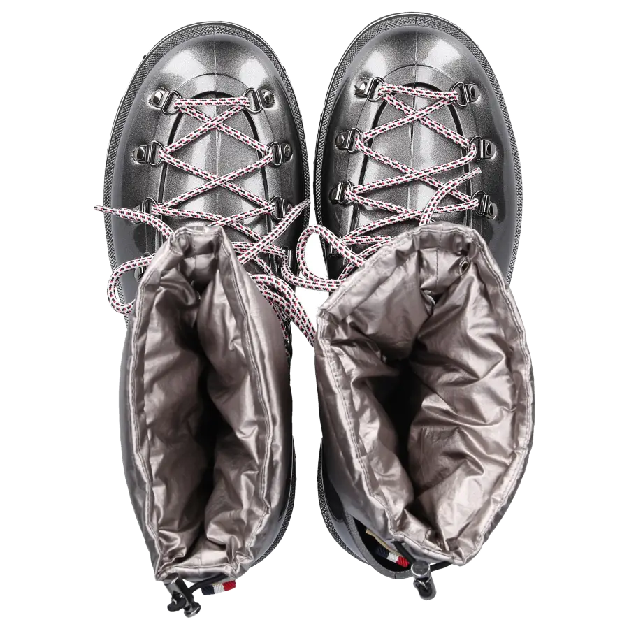 Moncler - Stiefeletten INAYA Gummi Logo grau - grau