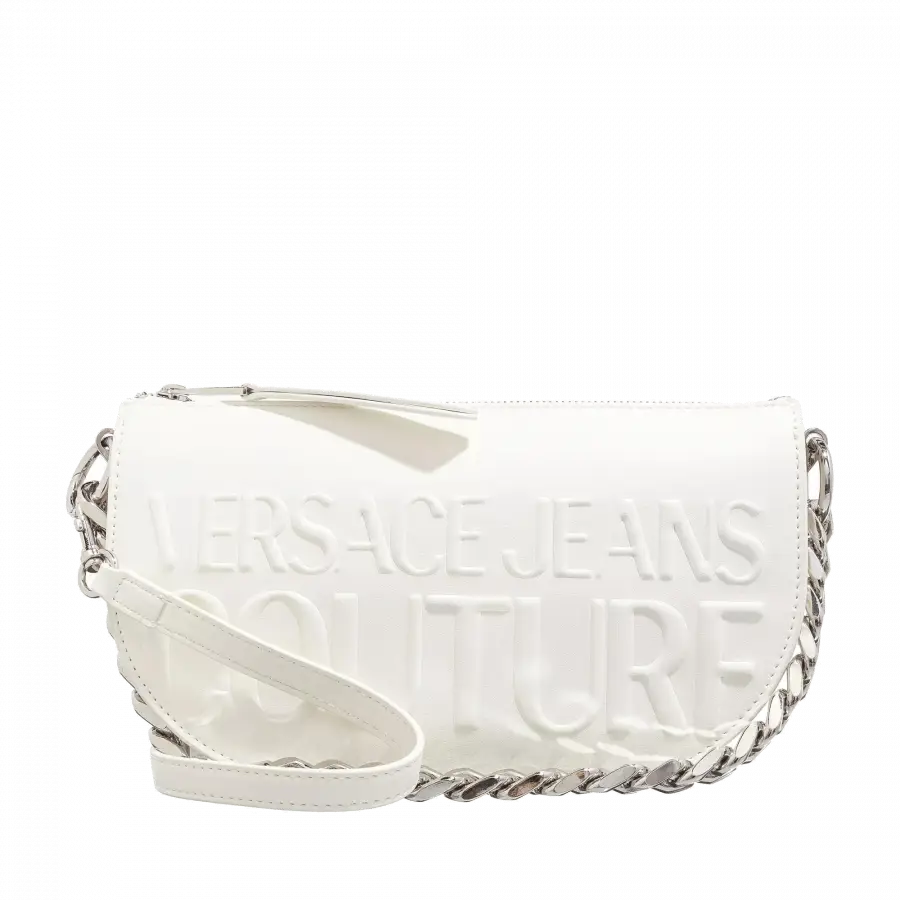 Versace Jeans Coututre - Versace Jeans Couture Shoulder Bags Metallkette White - weiß
