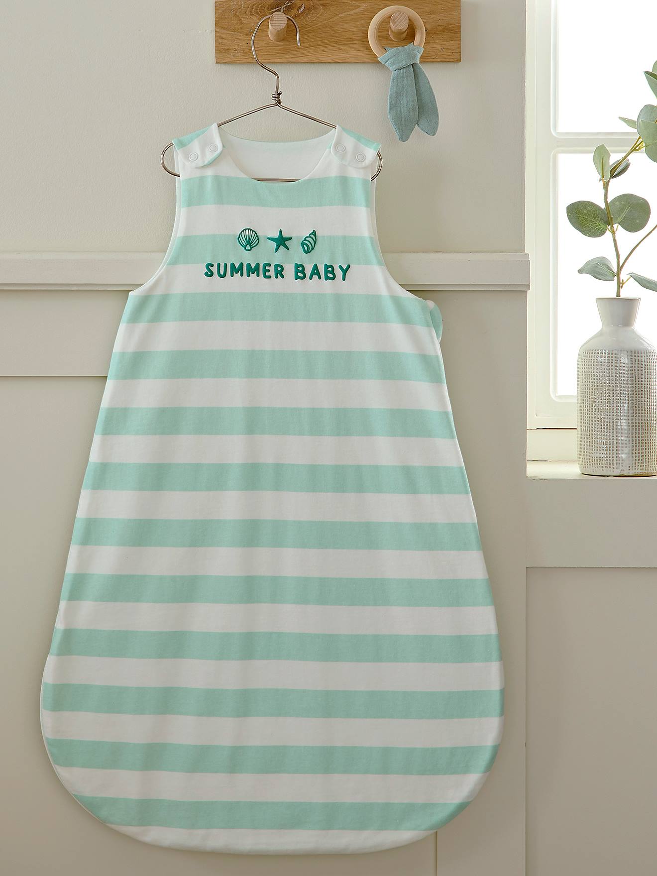 Vertbaudet Baby Sommerschlafsack SUNNY BABY Oeko Tex - grün
