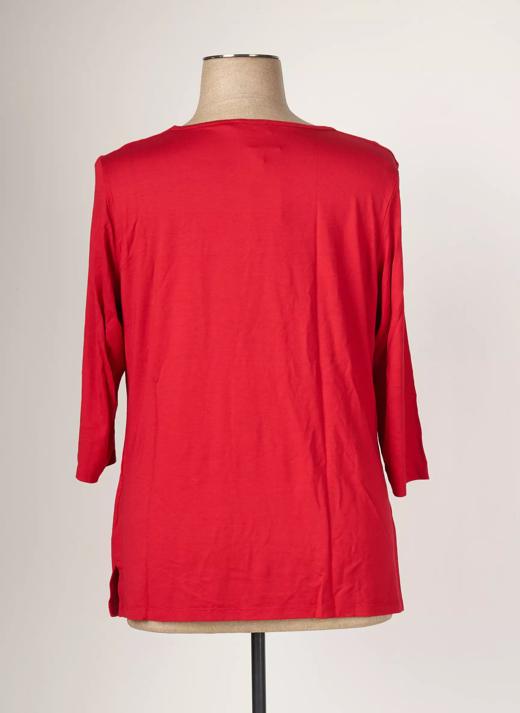 Lea H  Curve Tshirts Femme couleur rouge