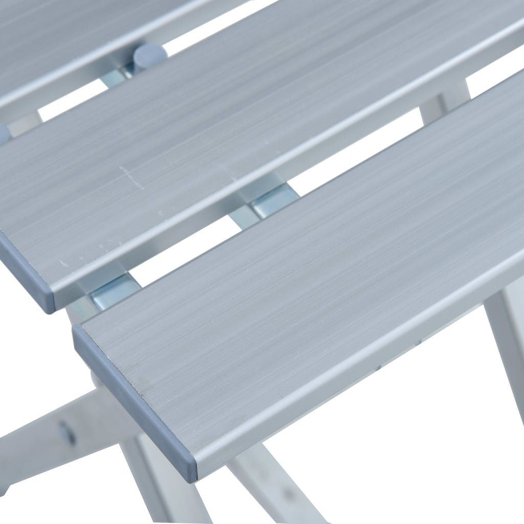 vidaXL Gartentisch Campinghocker Aluminium 28 x 26 x 39 cm