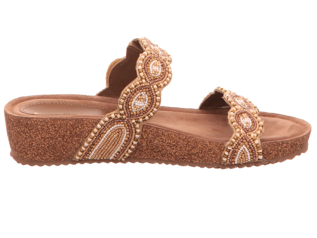 LAZAMANI Klassische Sandalen beige