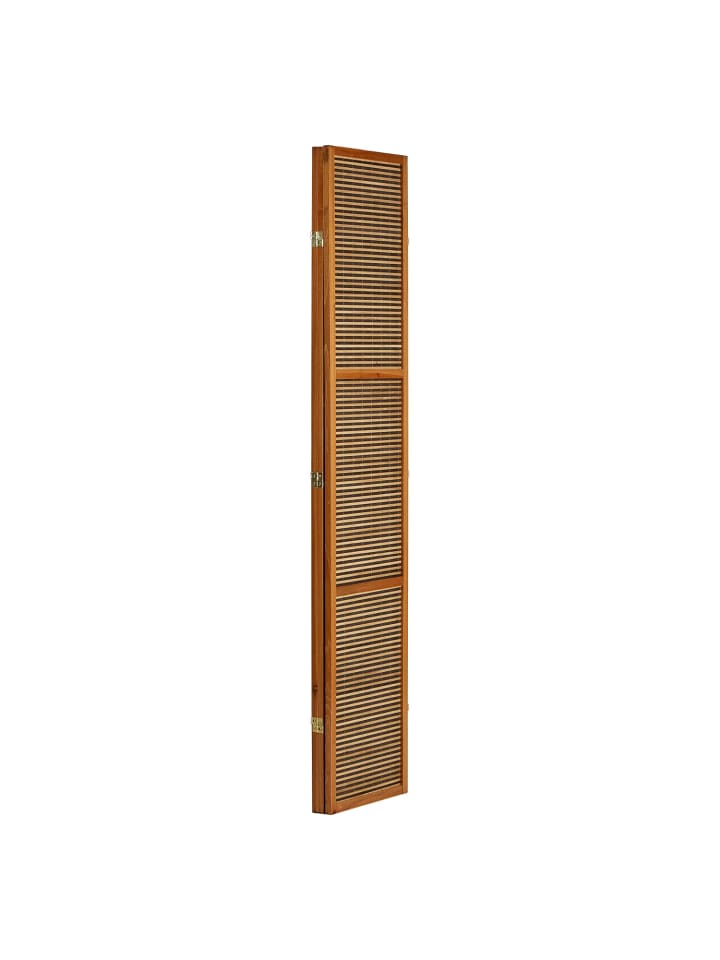 Homestyle4u Paravent 3-tlg. Sondergröße 200x160 cm in Braun günstig kaufen onesize