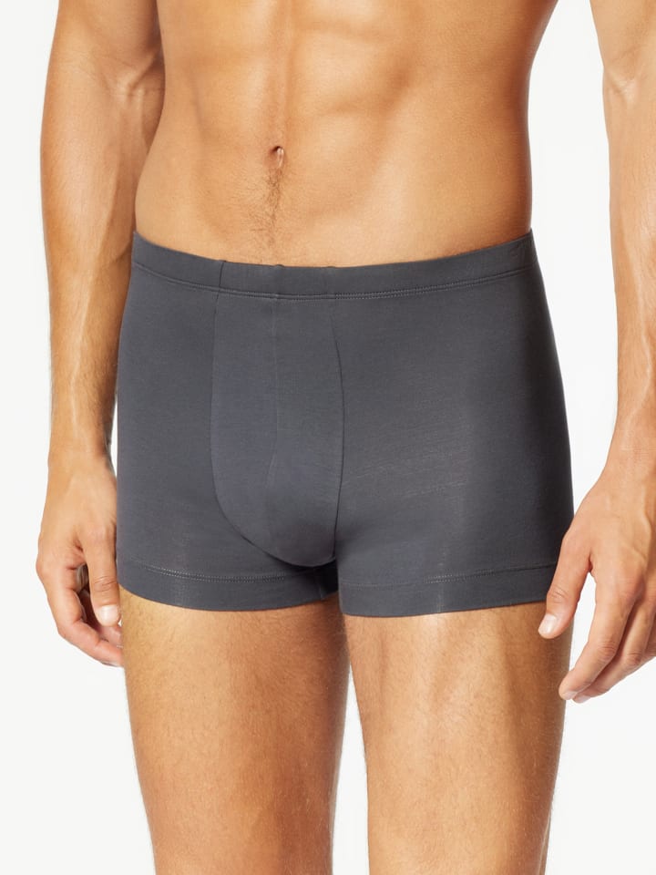 Schiesser Boxershorts Uncover in schwarz-grau günstig kaufen S