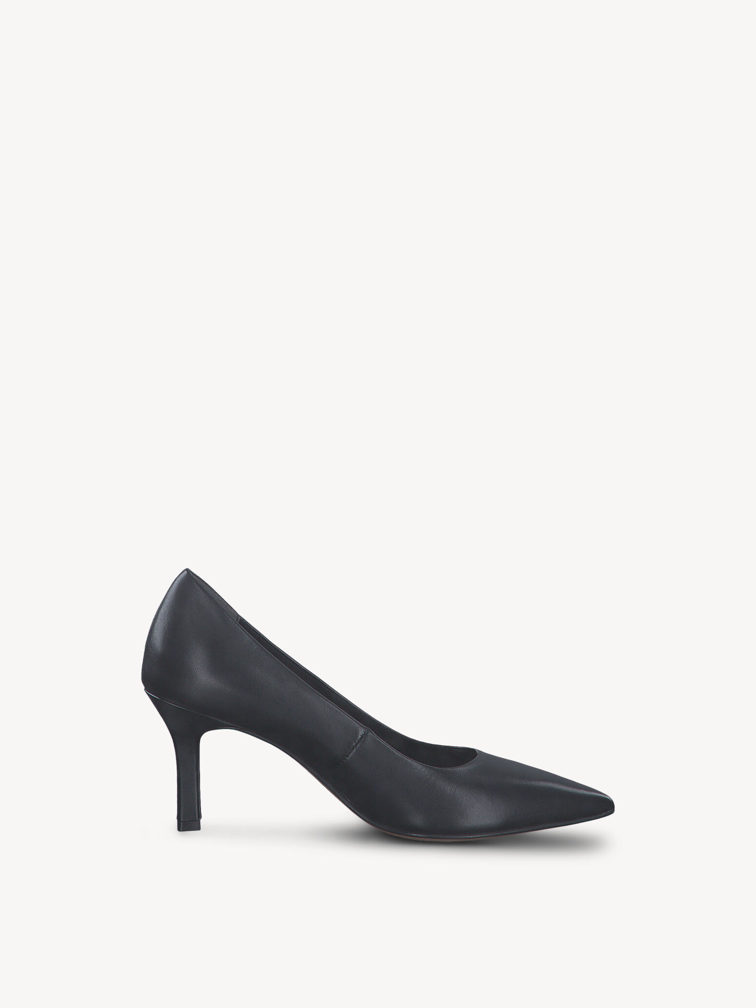 Escarpin en cuir - noir