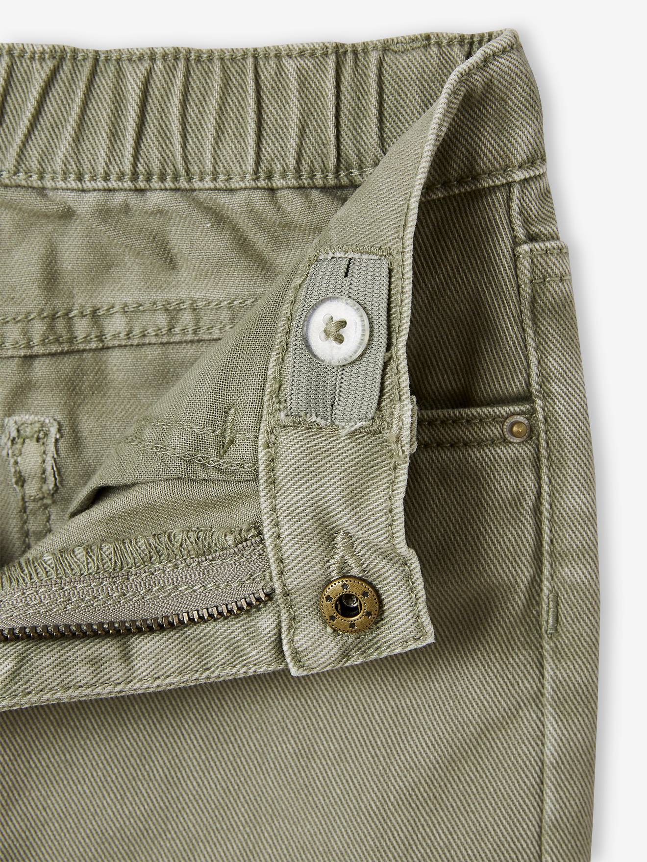 Vertbaudet Mädchen Mom-Hose, Hüftweite REGULAR - pfirsich