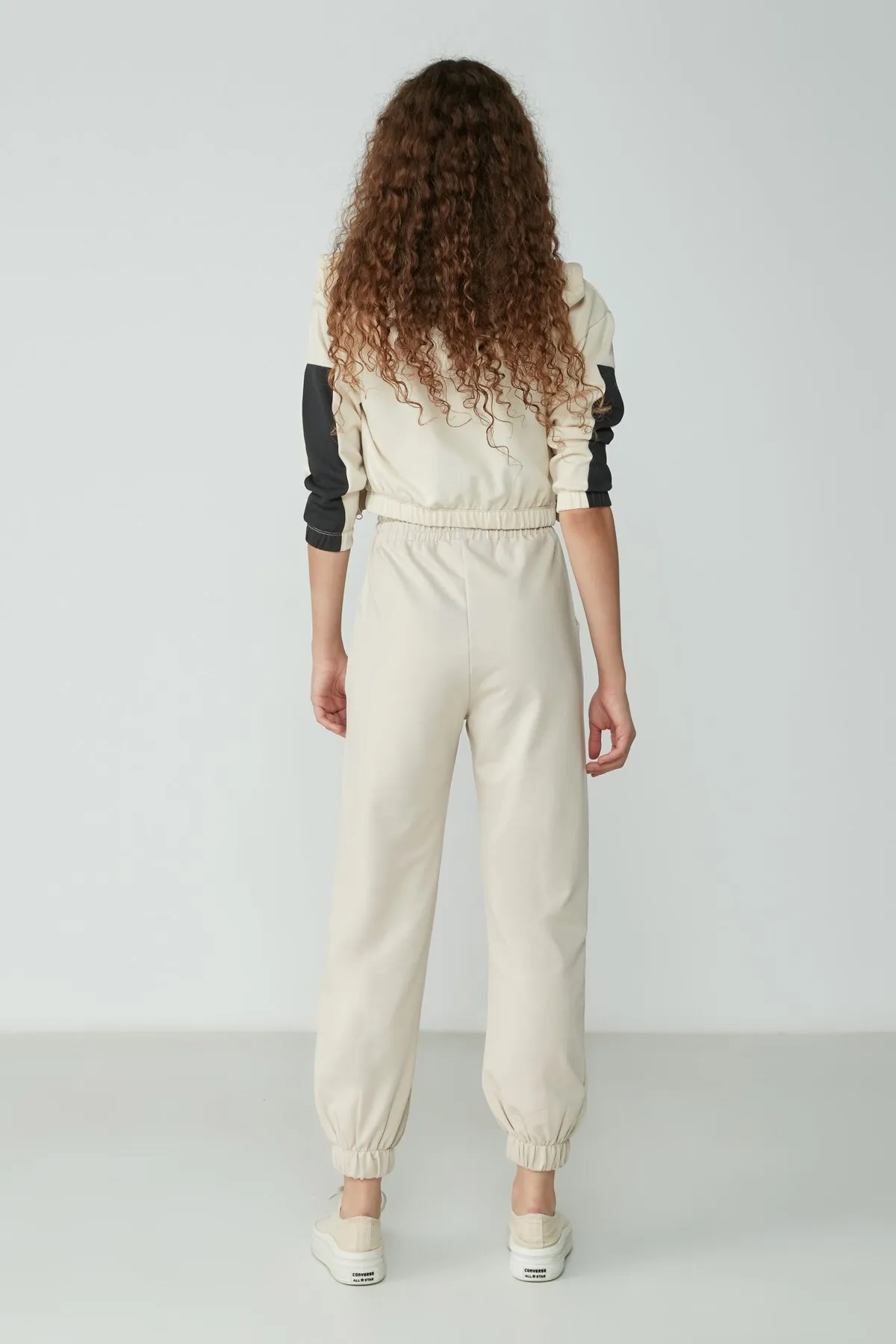 C&City  Jogger elastische Sport-Jogginghose 737 Stone