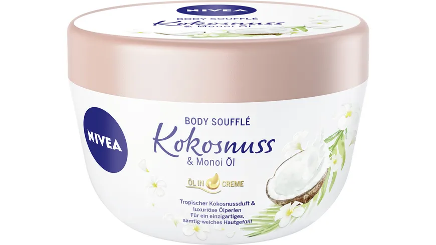 NIVEA Body Souffle Kokosnuss & Mono  Oil Creme 200 ml