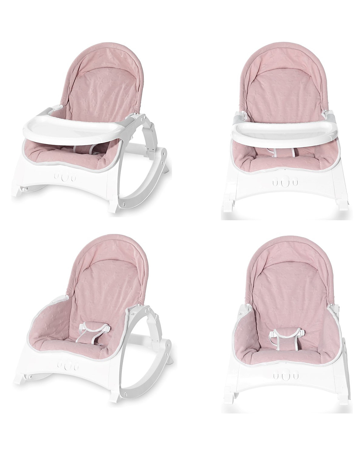 Babywippe ALEX 3 in 1 Tisch Vibrationsfunktion, 4 Melodien Babywippen