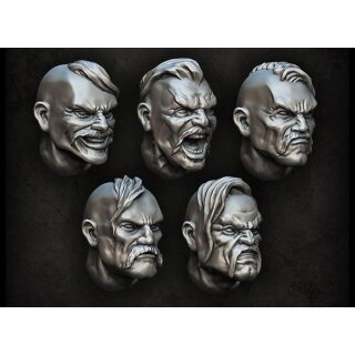 Cossack heads (5)