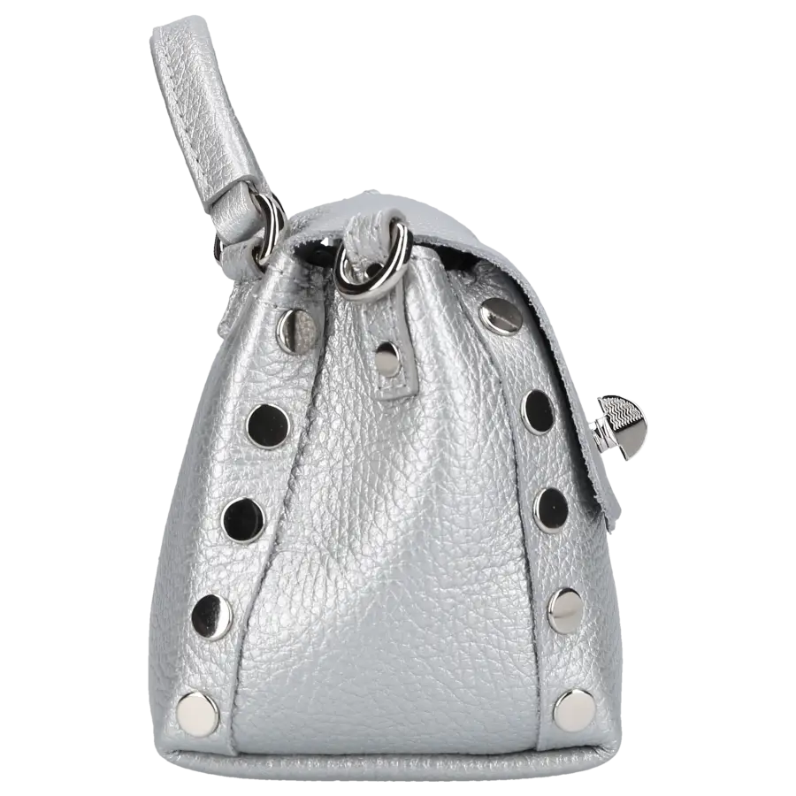 Zanellato - Handtasche POSTINA Kalbsleder - silber