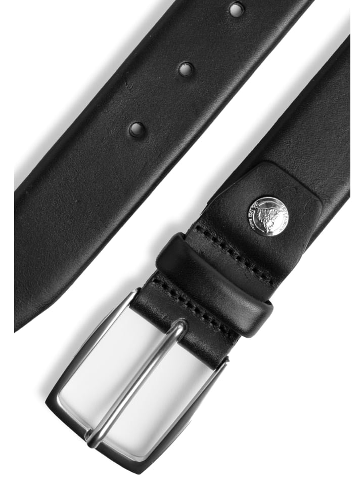 Roy Robson Ledergürtel Eleganter Business Ledergürtel in SCHWARZ günstig kaufen