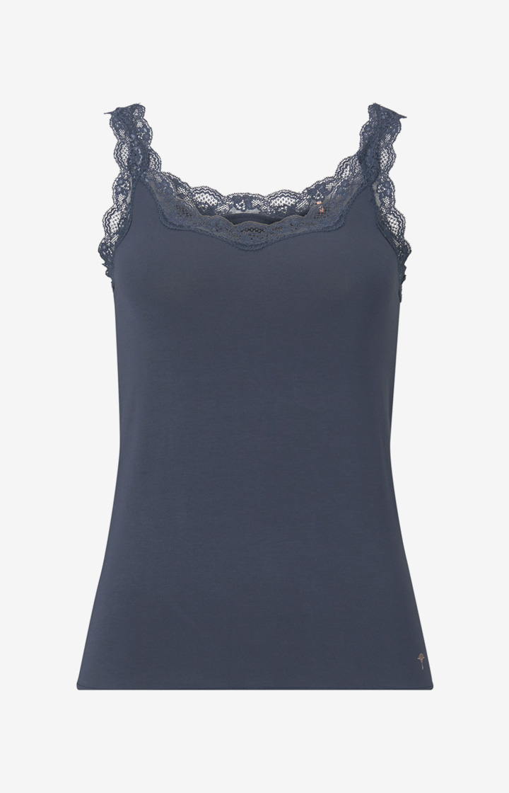 Modal-Spitzen-Top in Navy