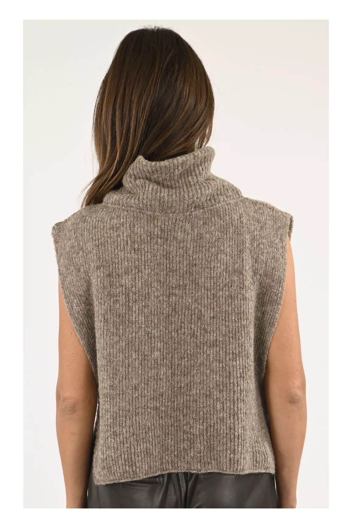 Lea Clement Gilet Femme couleur beige
