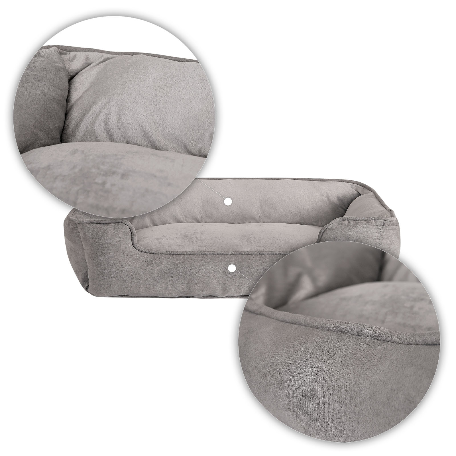 Lionto Hundebetten Lionto 2-in-1 Hundebett Hundekissen L