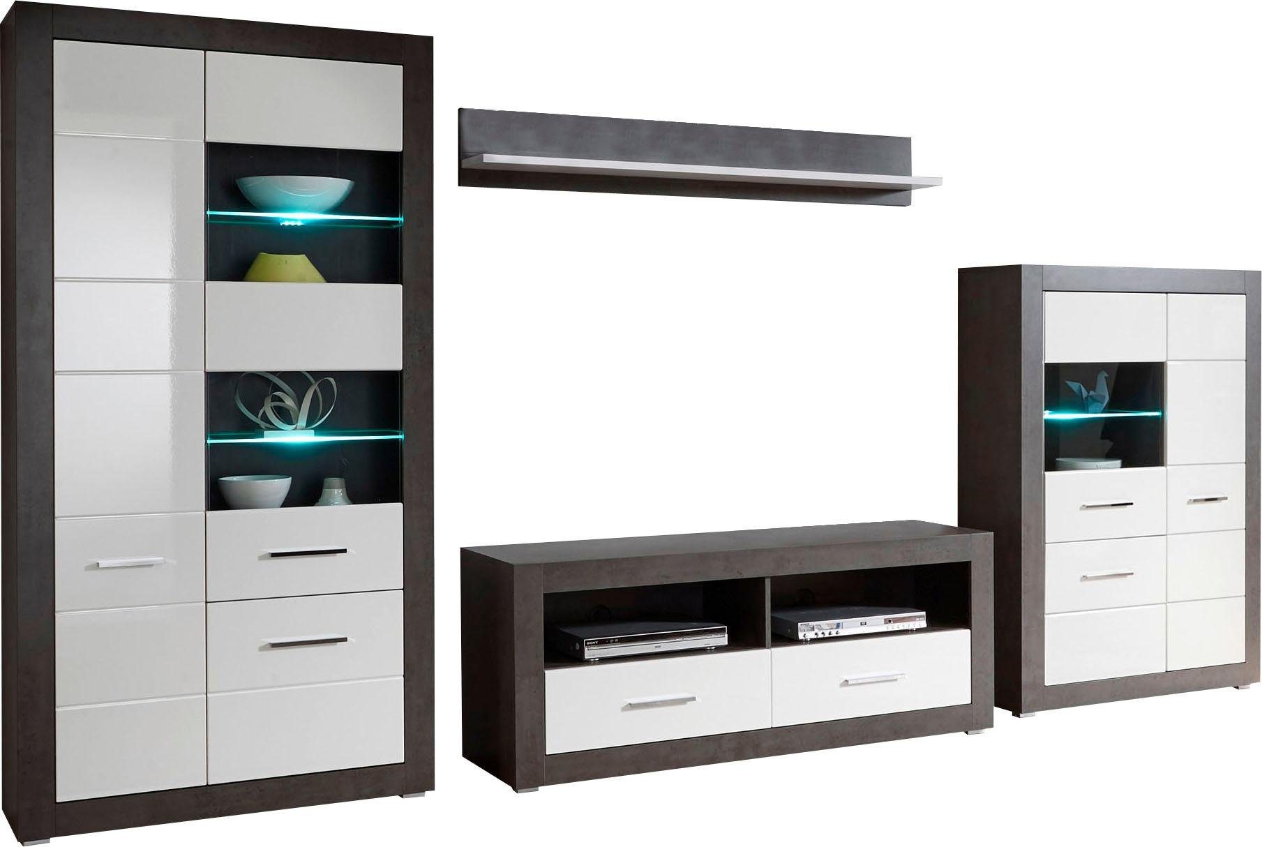 INOSIGN Wohnwand Etero, (Set, 4-St)