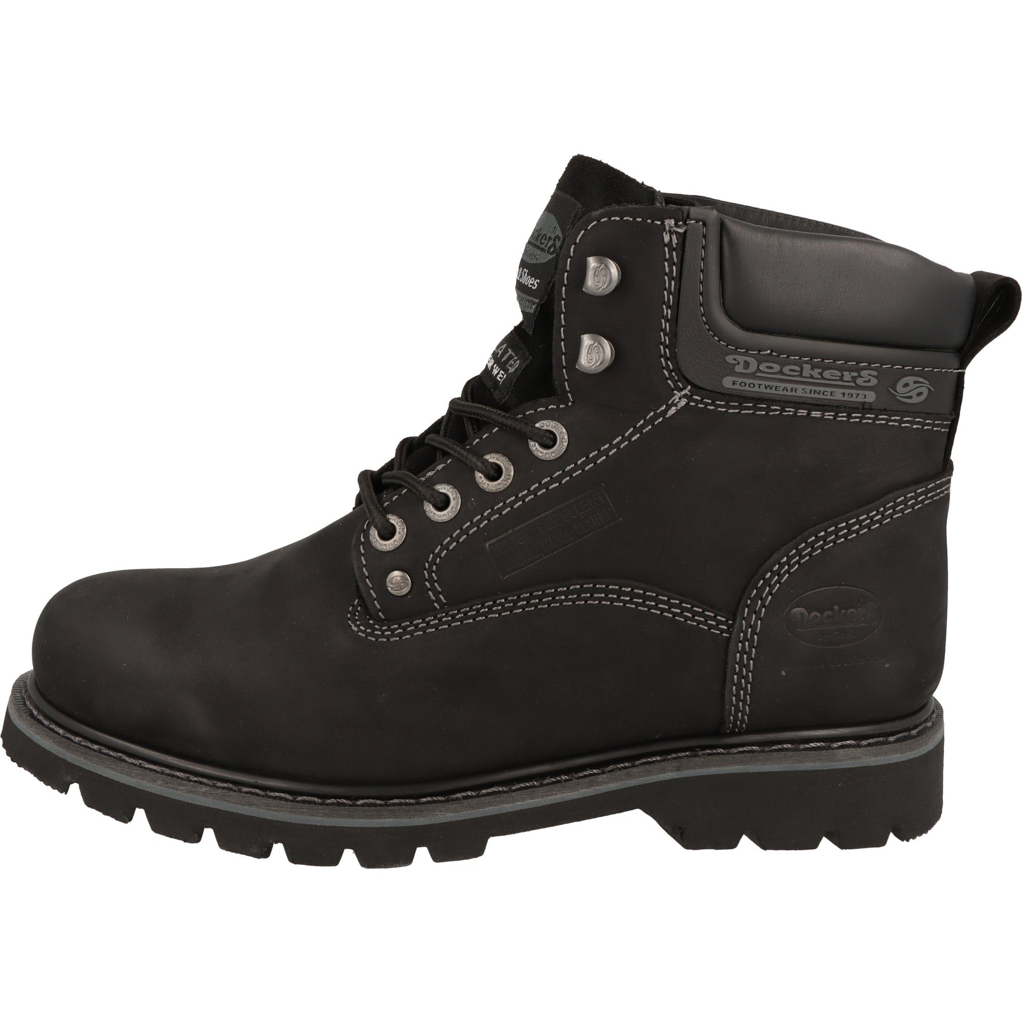 Dockers by Gerli Herren Schuhe Boots 23DA004 Leder Schnürer Winterboots Wasserresistent