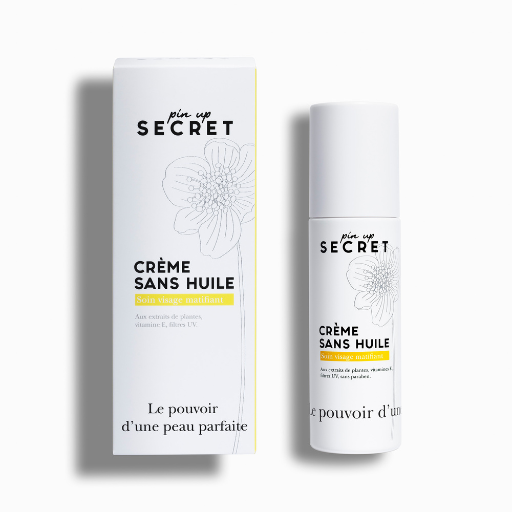 pin up secret Crème sans huile crème matifiante