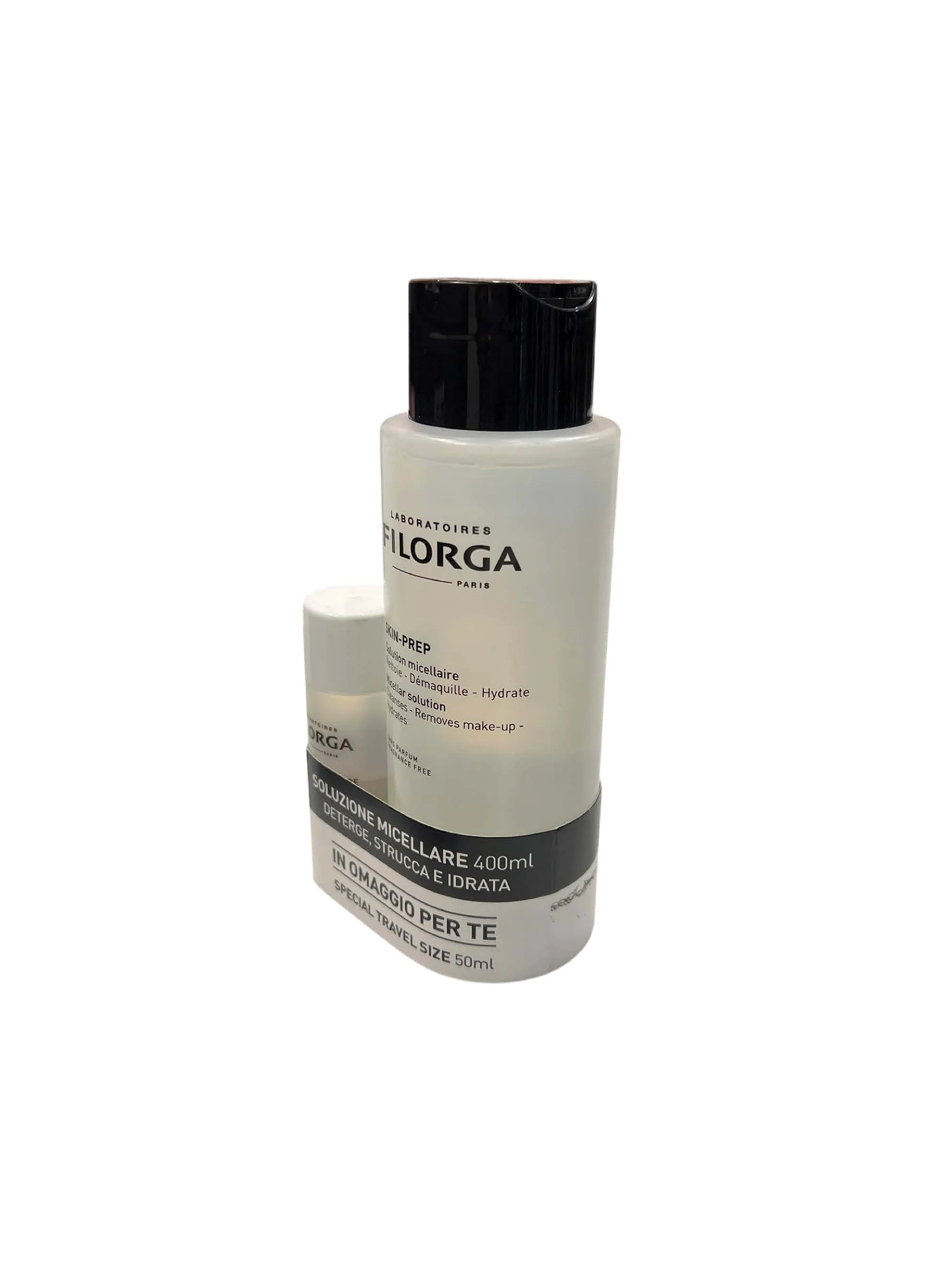Skin-prep Duo Solution Micellaire - Čistiaca voda na tvár, Sady na tvár a telo