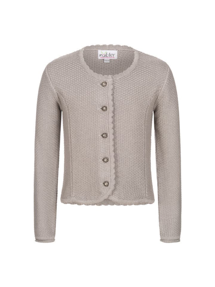 Nübler Kinderstrickjacke Yvonne in Grau günstig kaufen