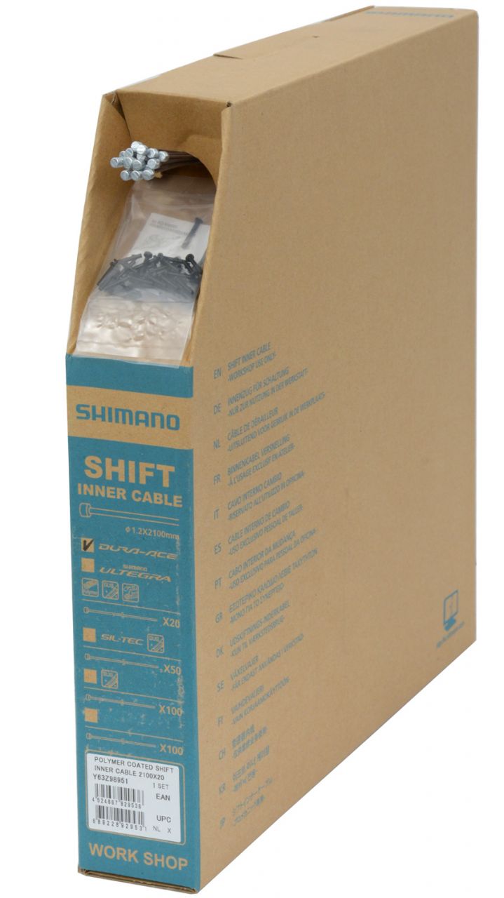 Shimano DURA ACE Polymer Schaltinnenzug 1,2mm 20er Box kaufen | Bike-Discount