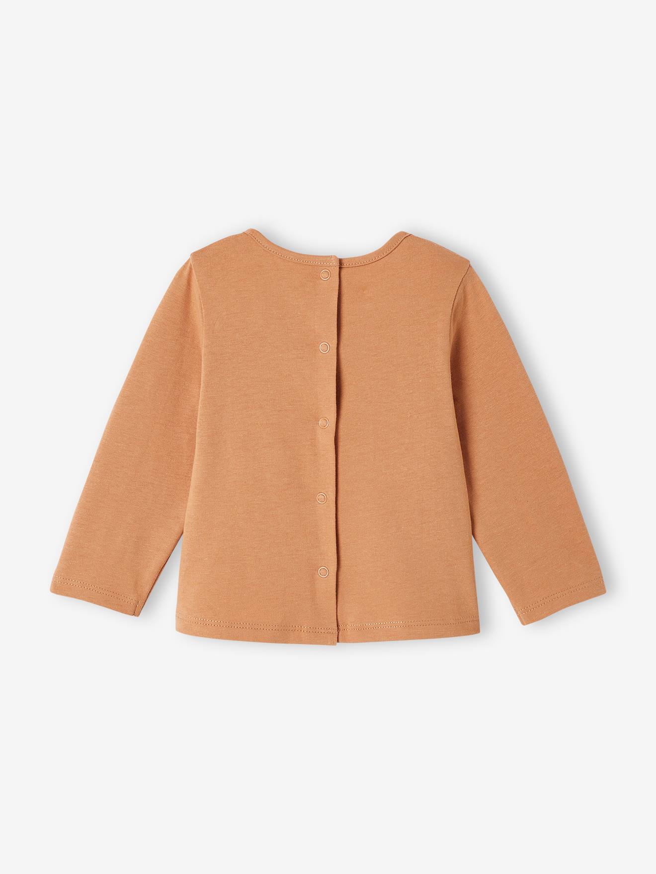 T-shirt bébé Basics manches longues orange