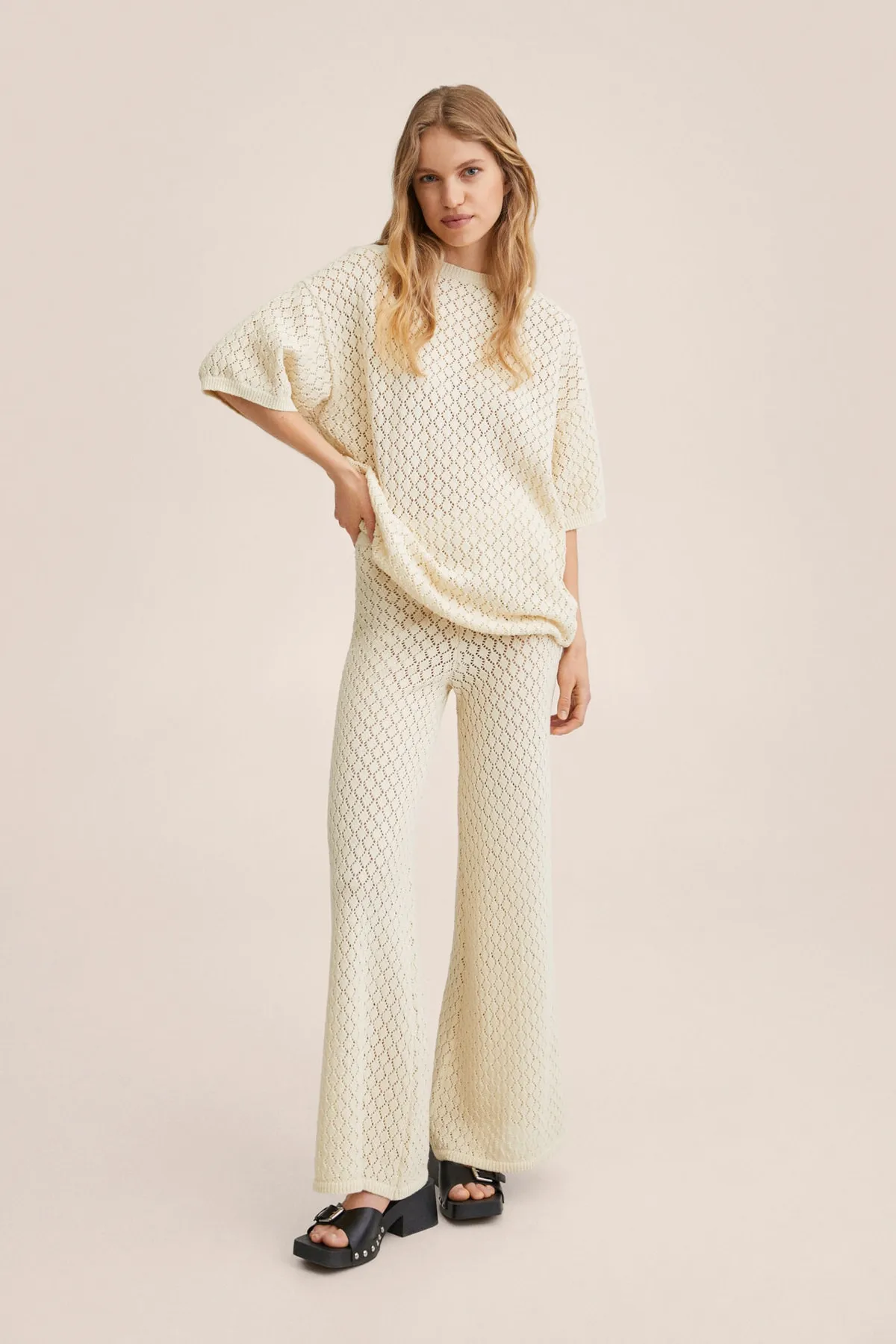 MANGO  27077109 Damen/Mädchen Ecru