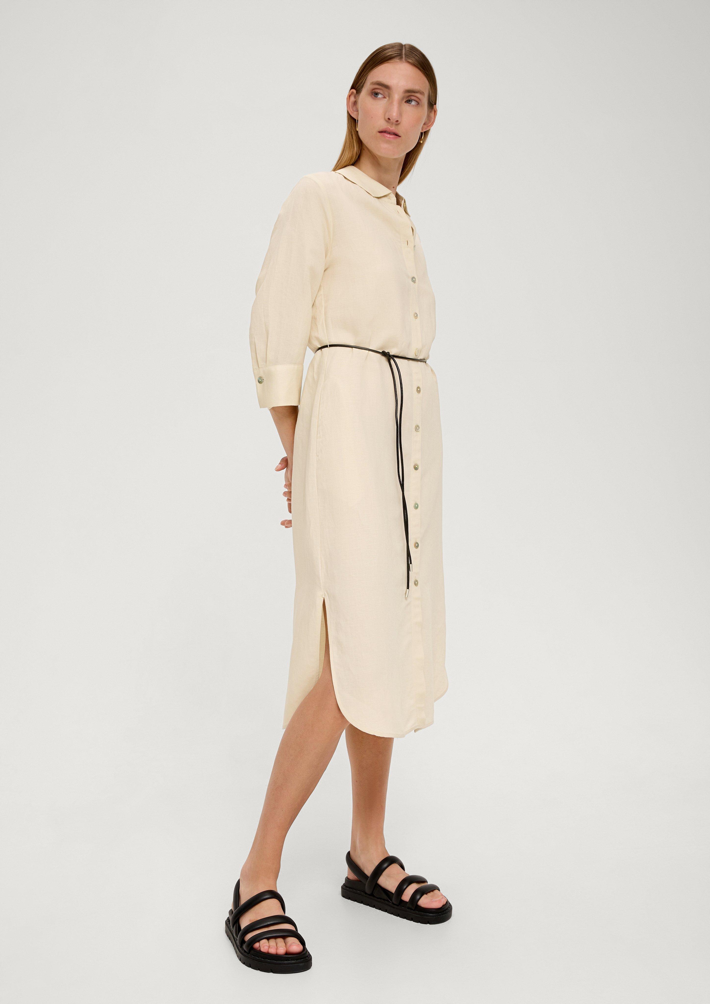 Kleid aus Leinenmix  2132298-1027