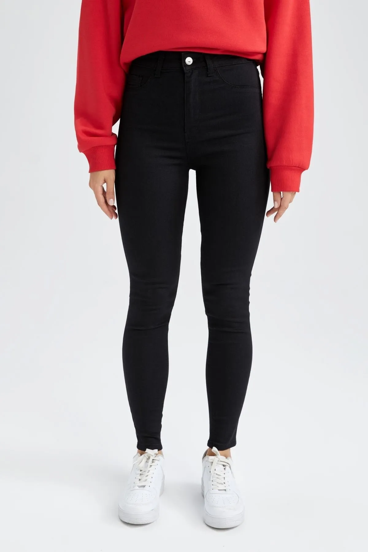 DeFacto  Super Skinny Fit Jeanshose mit hoher Taille