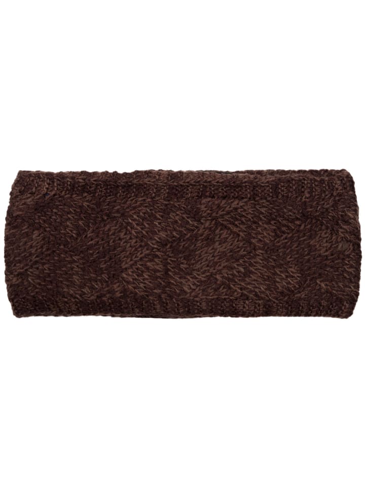 styleBREAKER Strick Stirnband in Dunkelbraun günstig kaufen onesize