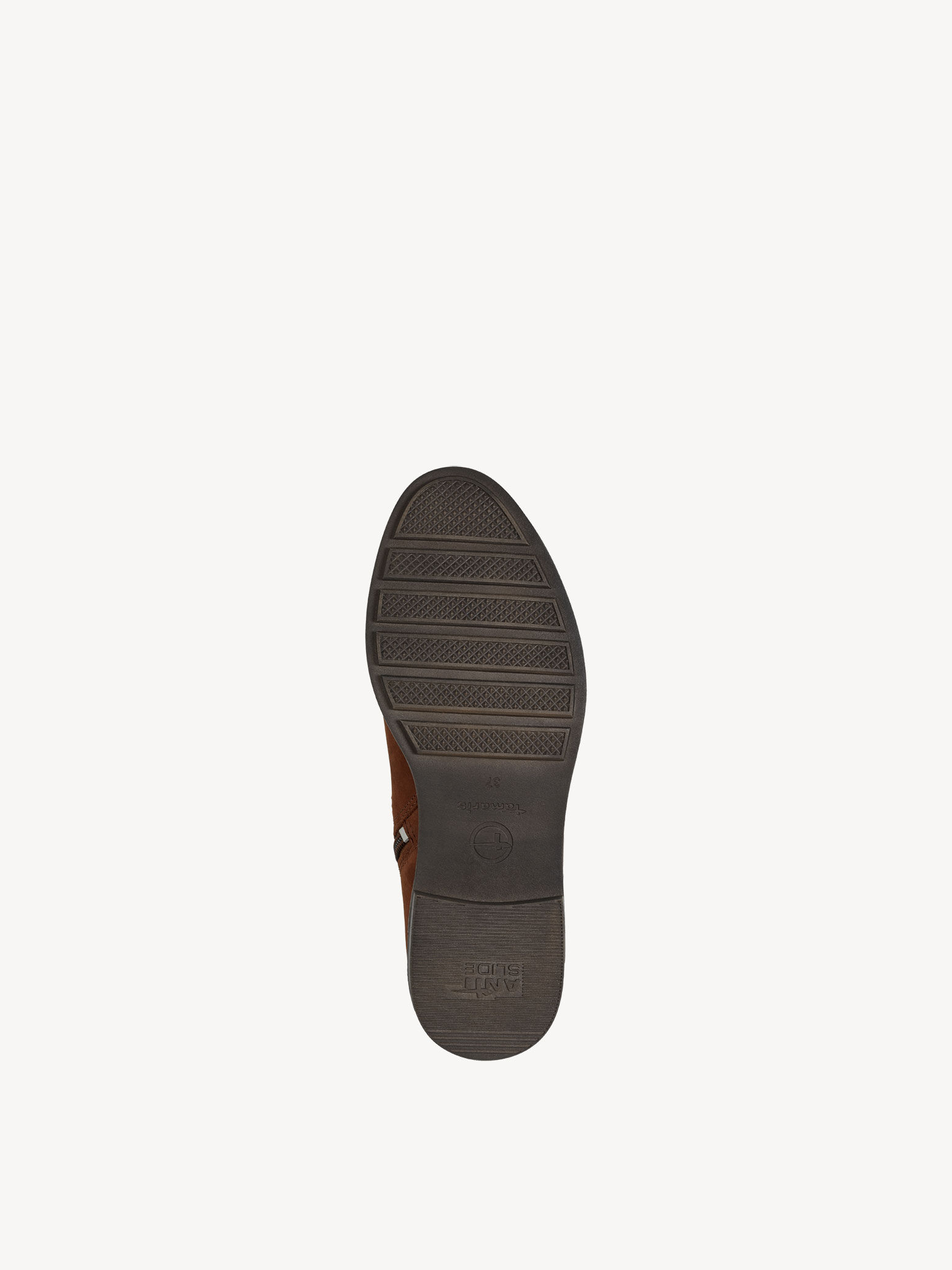Bottine Chelsea en cuir - marron