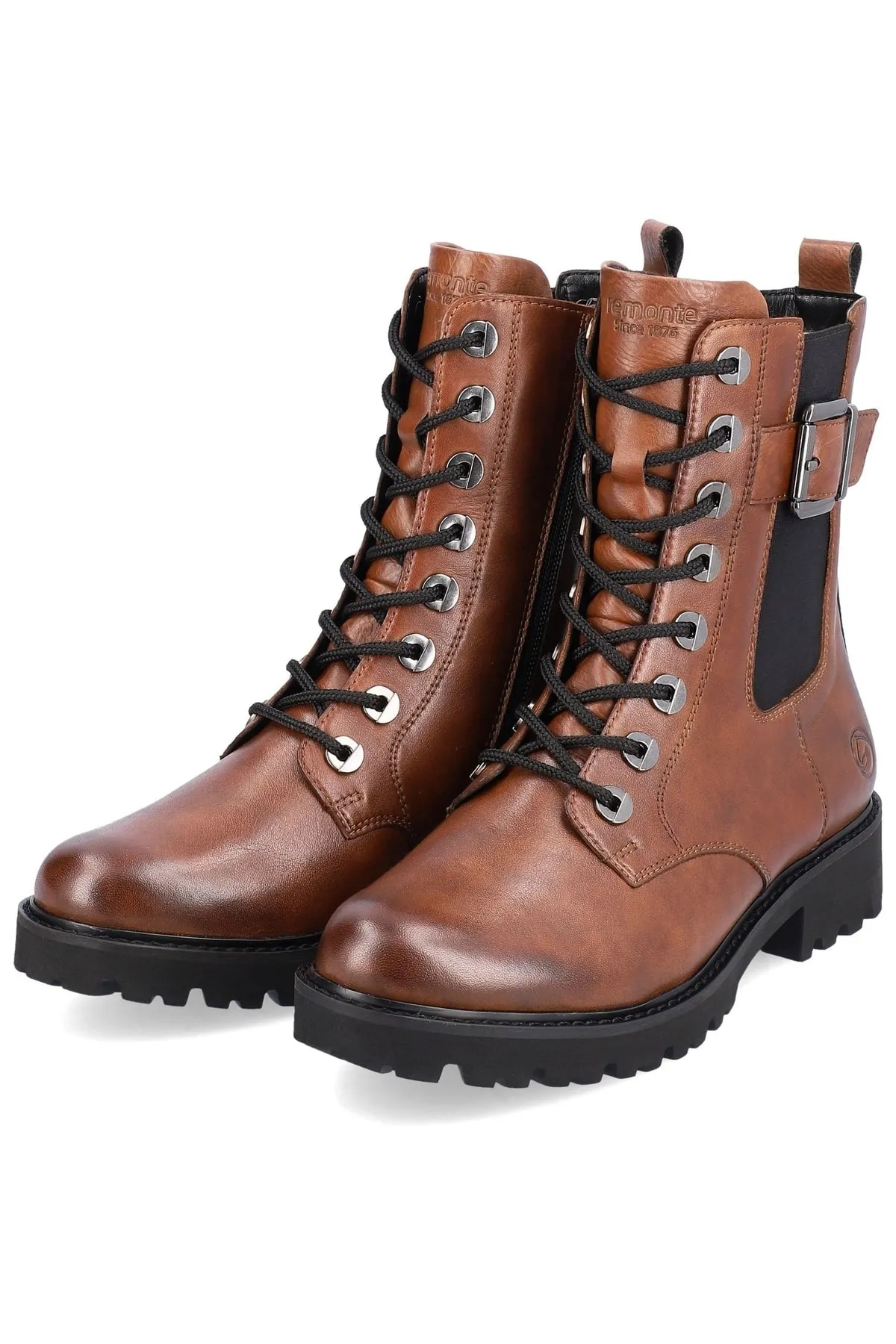 Remonte  Stiefelette - Braun - Blockabsatz