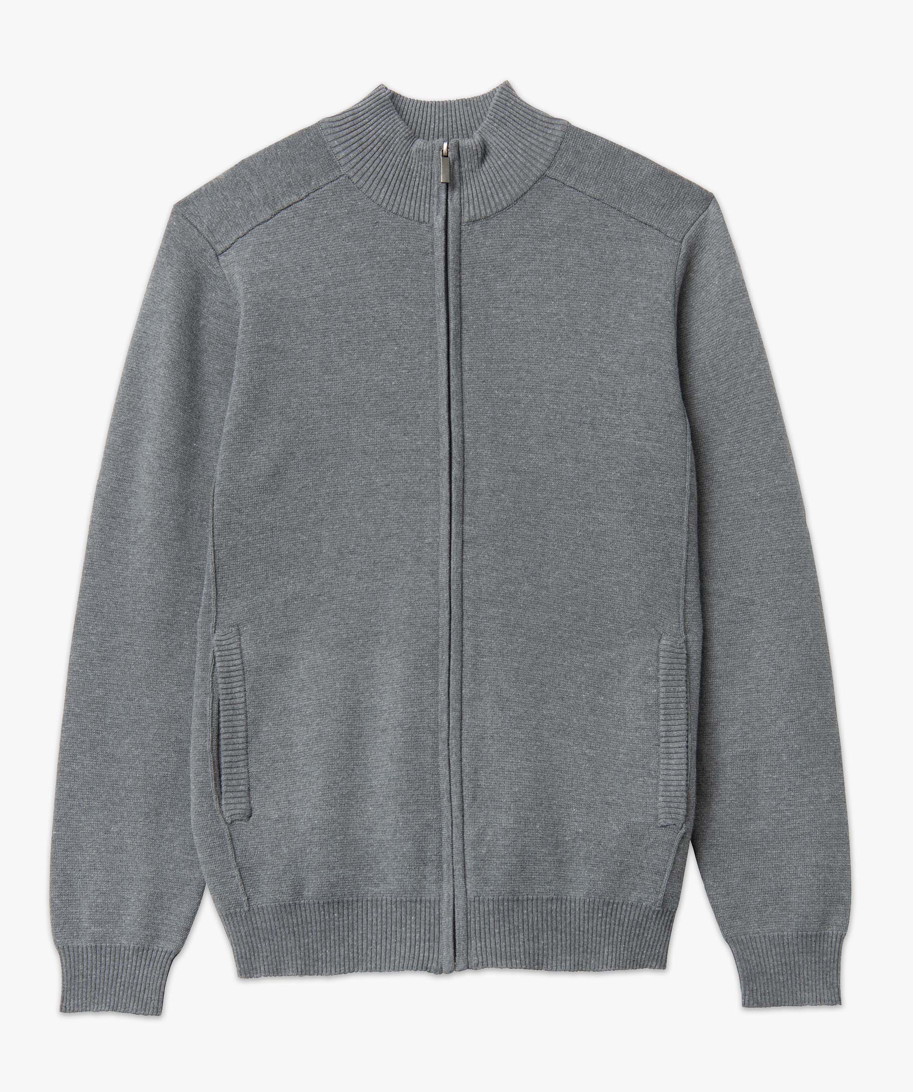 Gilet à fermeture zippée et col montant homme gris | GEMO